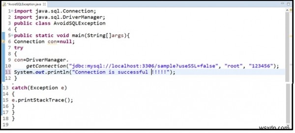 แก้ไข java.sql.SQLException:ไม่พบไดรเวอร์ที่เหมาะสมสำหรับการทดสอบ localhost หรือไม่ 