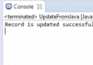 อัปเดตตาราง MySQL ด้วย Java MySQL 