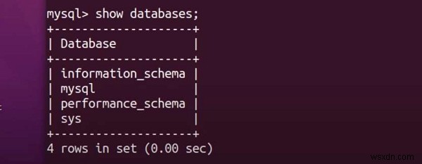 การติดตั้ง MySQL บน Linux 