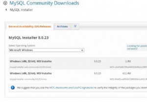 การติดตั้ง MySQL บน Microsoft Windows 