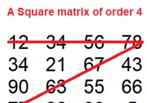 โปรแกรมพิมพ์ Squared Matrix ในรูปแบบ Z ใน C 