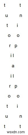 พิมพ์สตริงที่มีความยาวคี่ในรูปแบบ  X  ในโปรแกรม C 