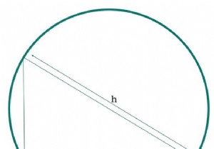 พื้นที่วงกลมของสามเหลี่ยมมุมฉากในโปรแกรม C? 