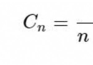 โปรแกรม C/C++ สำหรับหมายเลขคาตาลันที่ n? 