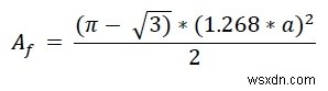 ที่ใหญ่ที่สุด Reuleaux Triangle ที่จารึกไว้ในสี่เหลี่ยมจัตุรัสซึ่งถูกจารึกไว้ในรูปหกเหลี่ยม? 