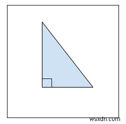 หาด้านตรงข้ามมุมฉากของสามเหลี่ยมมุมฉากที่มีสองด้านใน C++ 