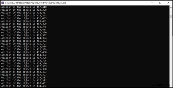 จะติดตามสีใน OpenCV โดยใช้ C ++ ได้อย่างไร 