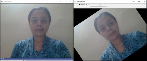 จะหมุนวิดีโอใน OpenCV โดยใช้ C ++ ได้อย่างไร 