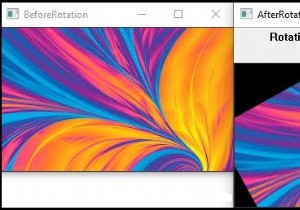 จะหมุนรูปภาพใน OpenCV โดยใช้ C ++ ได้อย่างไร 