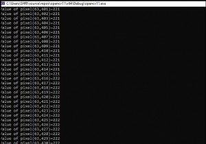 จะอ่านค่าพิกเซลของอิมเมจช่องสัญญาณเดียวใน OpenCV โดยใช้ C ++ ได้อย่างไร 