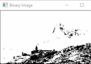 จะกลับภาพไบนารีใน OpenCV โดยใช้ C ++ ได้อย่างไร 