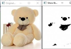 จะสร้างภาพไบนารีใน OpenCV โดยใช้ C ++ ได้อย่างไร 