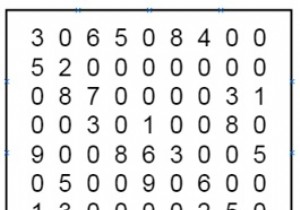 Sudoku Solver ใน C ++ 
