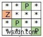 ค้นหาเซลล์ที่ปลอดภัยในเมทริกซ์ใน C++ 