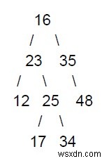 โปรแกรมพิมพ์ root to leaf paths โดยไม่ต้องใช้การเรียกซ้ำโดยใช้ C++ 