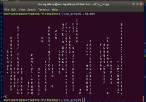 การนำ Falling Matrix ไปใช้ใน C++ 