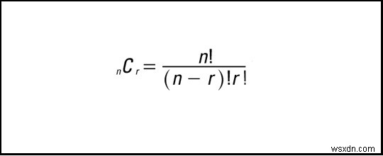 จะคำนวณชุดค่าผสมและการเปลี่ยนแปลงใน C ++ ได้อย่างไร 