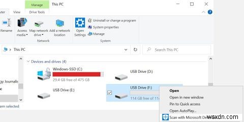 วิธีแก้ไขข้อผิดพลาด USB ที่ป้องกันการเขียนดิสก์ 