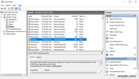 วิธีแก้ไขข้อผิดพลาด DistributedCOM 10016 ใน Windows 10 