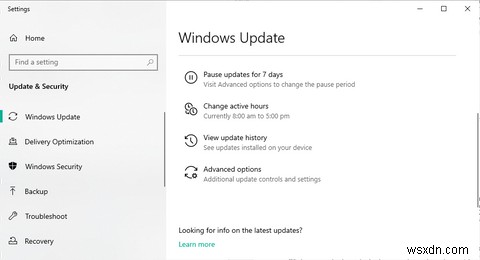 เหตุใด Windows Update ล่าสุดจึงไม่แสดงบนพีซีของฉัน 