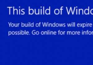 วิธีแก้ไข Windows Build นี้จะหมดอายุในไม่ช้า Error ใน Windows 10 