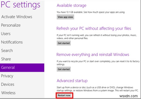 วิธีเข้าถึง BIOS บนคอมพิวเตอร์ Windows 8 