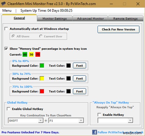 CleanMem - โปรแกรมล้างหน่วยความจำของ Windows ที่ใช้งานได้จริงหรือ 