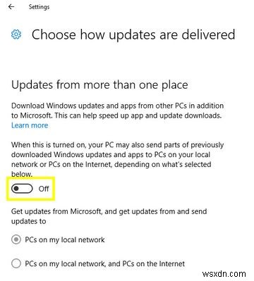 4 วิธีที่ Windows 10 เสียแบนด์วิดท์อินเทอร์เน็ตของคุณ 