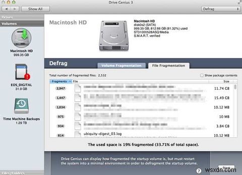 ปรับปรุงสุขภาพฮาร์ดไดรฟ์ของคุณด้วย Drive Genius 3 สำหรับ Mac [แจกฟรี] 