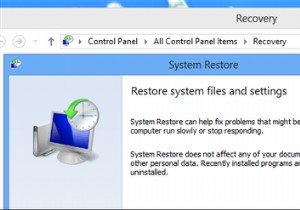 วิธีการคืนค่า รีเฟรช หรือรีเซ็ตการติดตั้ง Windows 8 ของคุณ 