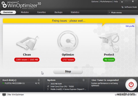 ล้างและปรับแต่งคอมพิวเตอร์ของคุณเพื่อประสิทธิภาพที่ดีขึ้นด้วย WinOptimizer 