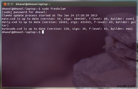 ควบคุมการสแกนไวรัสจากบรรทัดคำสั่งด้วย Clam Antivirus [Linux] 