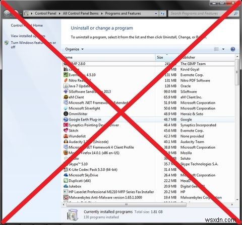 4 ขั้นตอนในการลบซอฟต์แวร์ที่มีปัญหาหรือไม่ดีโดยสิ้นเชิง [Windows] 