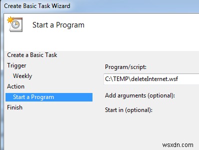 เก็บไฟล์บันทึกและไฟล์ชั่วคราวไว้ภายใต้การควบคุมด้วย Windows Script 