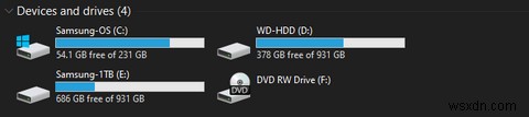 วิธีจัดระเบียบไฟล์ Windows โดยใช้ทั้ง SSD และ HDD 