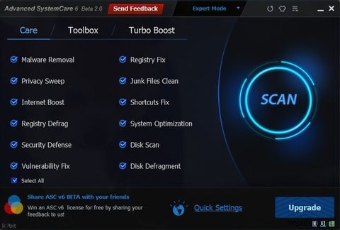 Advanced SystemCare 6 Beta 2.0 - PC Doctor ของคุณเอง [Windows] 