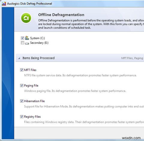 เพิ่มประสิทธิภาพดิสก์ของคุณด้วย Auslogics Disk Defrag Pro [แจกฟรี] 