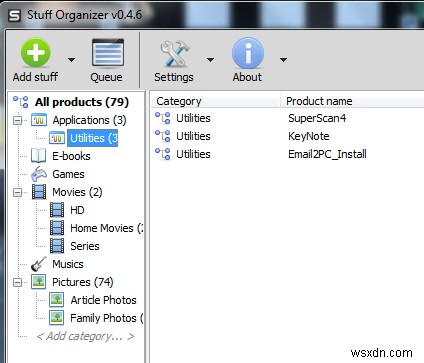 จัดระเบียบกองไฟล์และสิ่งอื่น ๆ ของคุณด้วย Stuff Organizer [Windows] 