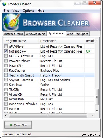 ลบไฟล์ชั่วคราวอย่างรวดเร็ว &สุขุมด้วย Browser Cleaner [Windows] 