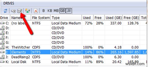 GetFoldersize คำนวณการใช้งานฮาร์ดดิสก์อย่างรวดเร็วและง่ายดาย [Windows] 