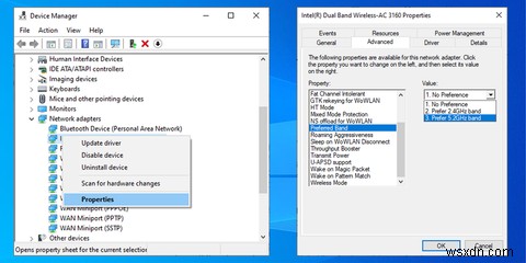 วิธีเปลี่ยนจาก 2.4GHz เป็น 5GHz ใน Windows 10 