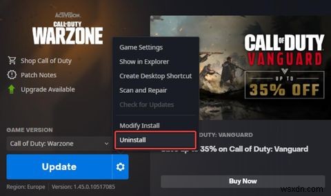 วิธีแก้ไข Call of Duty:Warzone ไม่เปิดตัวใน Windows 11 และ 10 