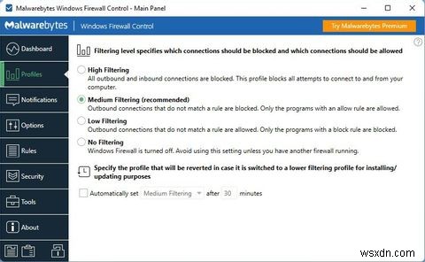 วิธีปรับแต่ง Windows Firewall ของคุณด้วย Windows Firewall Control 