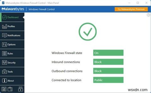 วิธีปรับแต่ง Windows Firewall ของคุณด้วย Windows Firewall Control 