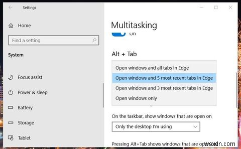 วิธีปรับแต่ง Alt + Tab Switcher ใน Windows 10 