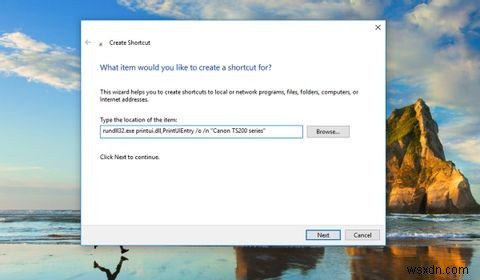วิธีสร้างทางลัดเครื่องพิมพ์บน Windows 10 