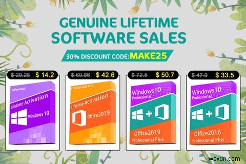 Windows 10 Genuine Lifetime License เพียง $12, Office $26, สำหรับ Massive March Sale 