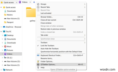 วิธีเพิ่มแท็บใน Windows File Explorer ด้วย QTTabBar 