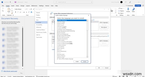 วิธีการติดตั้งชุดภาษาบน Windows 10 