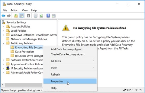 Windows Encrypting File System (EFS) คืออะไร และคุณเปิดใช้งานหรือปิดใช้งานได้อย่างไร 